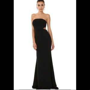 Jay Godfrey Scotty Gown in Black, Size 2